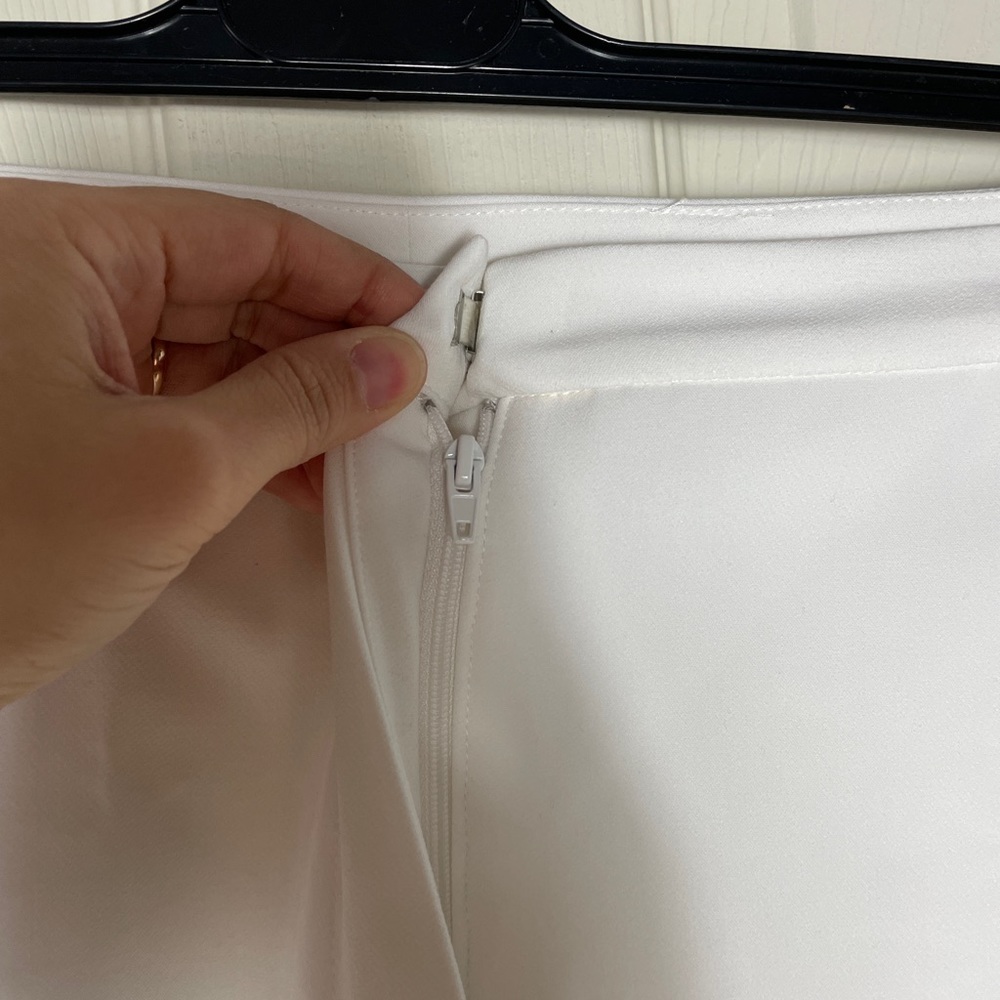 NEW Susan Graver 14 white classic office pants straight leg plus size - Picture 6 of 12